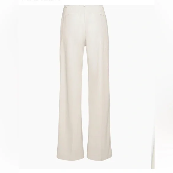 Aritzia Wilfred Effortless Cream Women's Trousers - Picture 3 of 16